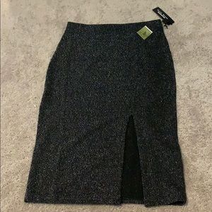 Black pencil skirt